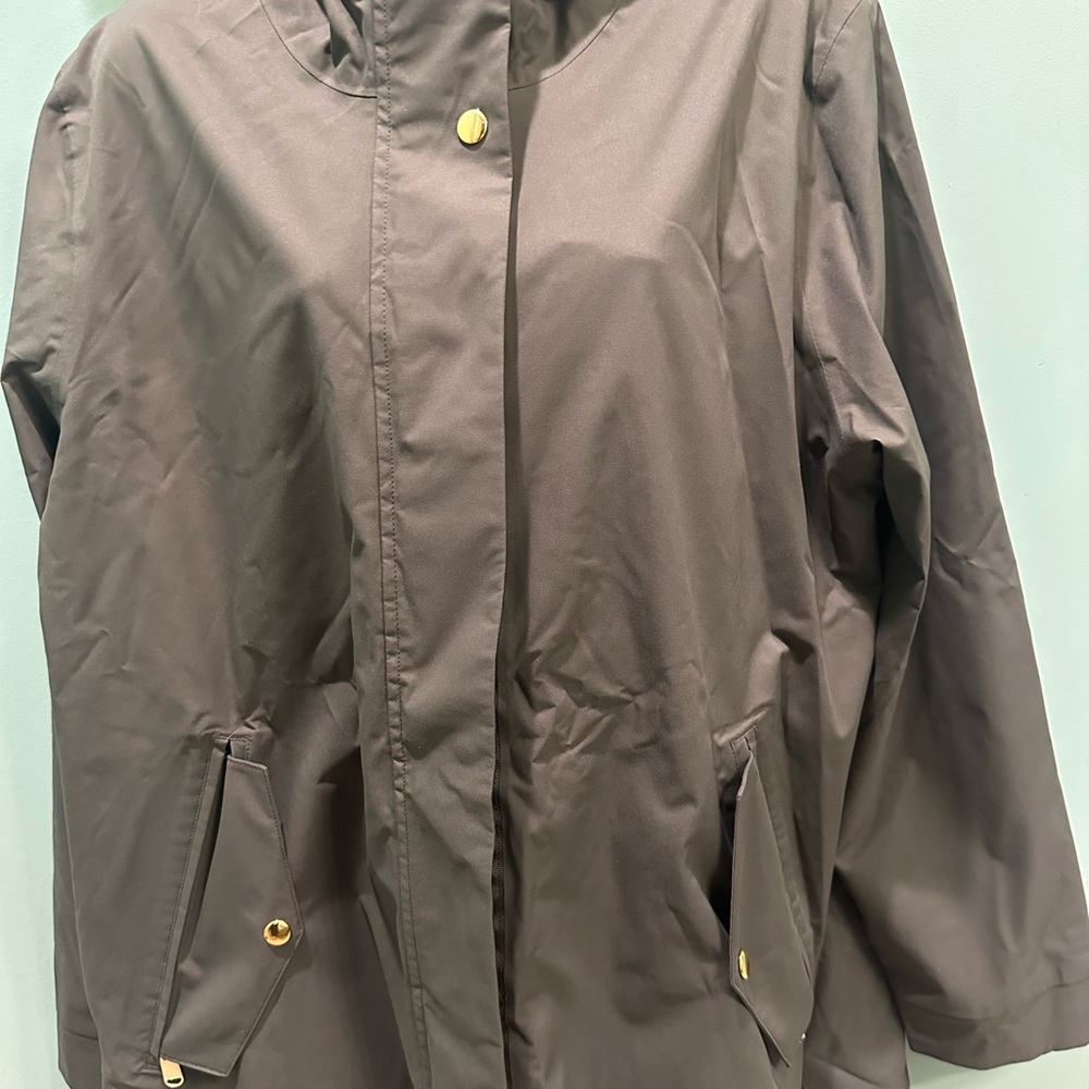 Athleta Dark Brown Utility Jacket - image 1